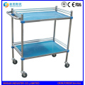 Best Selling China Stainless Steel Hospital Treatment Medical Trolley